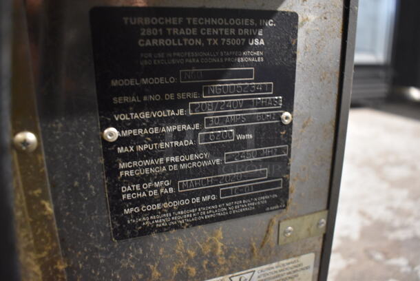 2020 Turbochef NGO Metal Commercial Countertop Electric Powered Rapid Cook Oven. 208/240 Volts, 1 Phase.  - Image 5 of 6