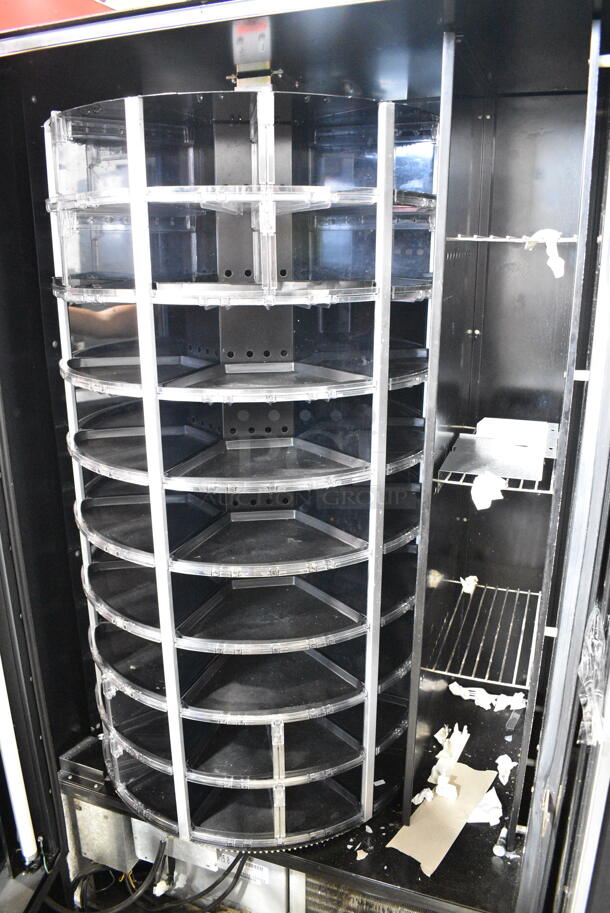 Shoppertron-Domestic 431D Metal Commercial Vending Machine w/ Credit Card Reader. Lock Was Removed; No Key. Tested and Powers On But Does Not Get Cold - Image 4 of 7