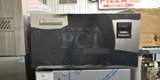 BRAND NEW SCRATCH AND DENT! 2023 Delfield 6025XL-S Stainless Steel 25 1/2" Single Section Full Door Reach-In Refrigerator. 115 Volts, 1 Phase.  Tested and Working! - Image 3 of 5