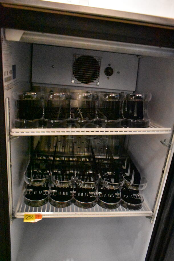 QBD DC6LP Metal Commercial Mini Cooler Merchandiser w/ Poly Coated Racks. 120 Volts, 1 Phase. Tested and Working! - Image 3 of 5