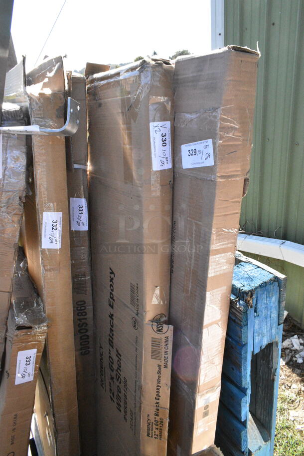 Box of 1080 BRAND NEW SCRATCH AND DENT! T618E-RED-1 Red Lids.  - Image 1 of 3