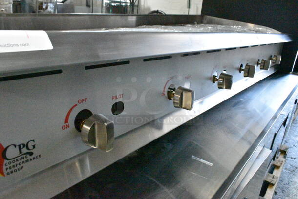 BRAND NEW SCRATCH AND DENT! 2023 Cooking Performance Group CPG 351CRCPG72NL Stainless Steel 72" Gas Radiant Charbroiler. 240,000 BTU.  - Image 4 of 11