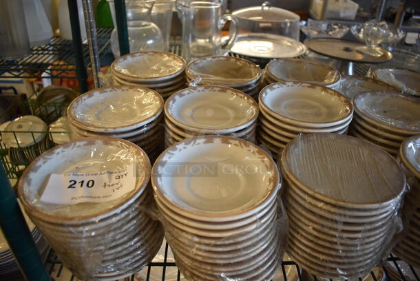ALL ONE MONEY! Tier Lot of Various Items Including Ceramic Plates and Saucers - Image 3 of 8