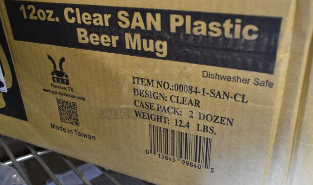 4 BRAND NEW SCRATCH AND DENT! Items Including 922EC4DIVFP Acopa 6.5 Qt. Supreme Divided Round Food Pan, Box of 12 oz Clear SAN Plastic Beer Mugs, 2 Metal Fry Baskets. 4 Times Your Bid!  - Image 7 of 7