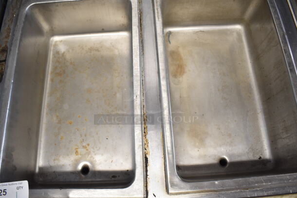Eagle Stainless Steel Commercial 4 Well Steam Table Frame w/ Under Shelf. Cannot Test Due To Missing Power Cord - Image 4 of 5