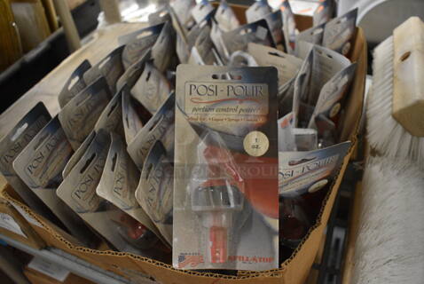 ALL ONE MONEY! Lot of 53 BRAND NEW! Posi Pour Pourers
