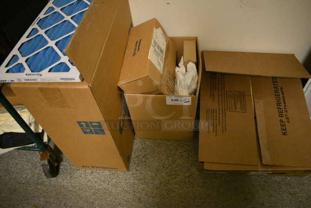 ALL ONE MONEY! Airflow AFP.30 2000 Merv 8 Filters, Light Switches, Ralph Lauren Shams, and Evaporative Chilling Towels - Image 1 of 11