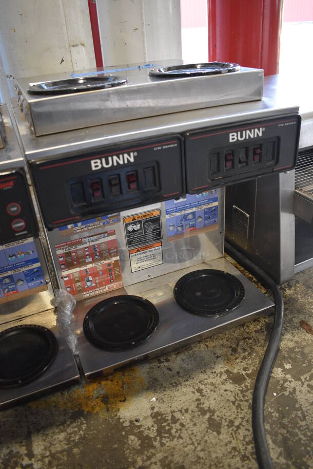 Bunn Model AXIOM 2/2 TWIN Stainless Steel Commercial Countertop 4 Burner Coffee Machine. 120/208-240 Volts, 1 Phase. 16x18x19 - Image 3 of 6