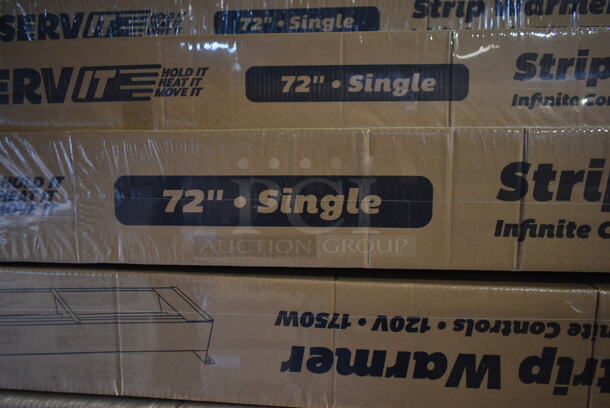 PALLET LOT of 47 BRAND NEW SCRATCH AND DENT! ServIt 423SWI72 Stainless Steel Commercial  72" High Wattage Strip Warmer with Adjustable Infinite Controls. Stock Picture Used as Gallery. 47 Times Your Bid! - Image 3 of 7