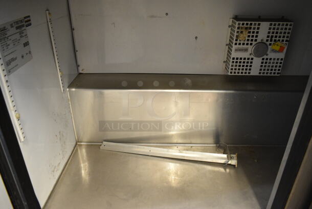 True TWT-60F Stainless Steel Commercial 2 Door Work Top Freezer on Commercial Casters. 115 Volts, 1 Phase. Tested and Powers On But Does Not Get Cold - Image 3 of 5