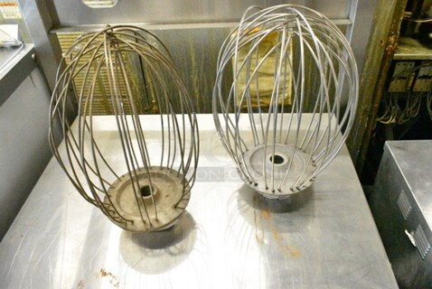 2 Metal Commercial 20 Quart Whisk Attachment for Hobart Mixer. 2 Times Your Bid!