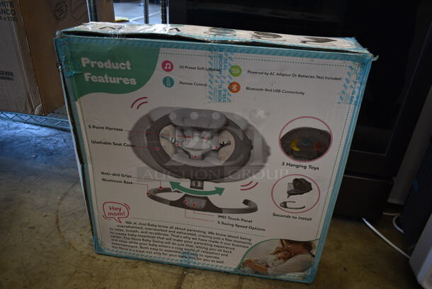 BRAND NEW SCRATCH AND DENT! Nova Soothing Musical Baby Swing. - Image 4 of 5