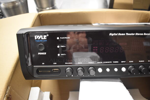 2 BRAND NEW IN BOX! Pyle PT390AU Digital Home Theater Stereo Receiver. 17x12x5. 2 Times Your Bid! - Image 2 of 9