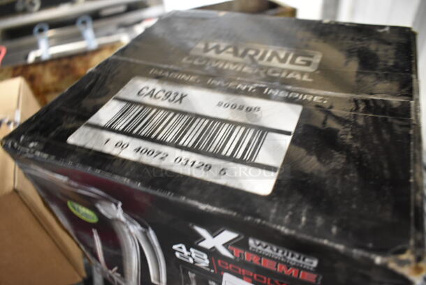 2 BRAND NEW IN BOX! Waring Xtreme CAC93X The Raptor 48 oz. Clear Copolyester Blender Jar for Commercial Blenders. 2 Times Your Bid!  - Image 4 of 5