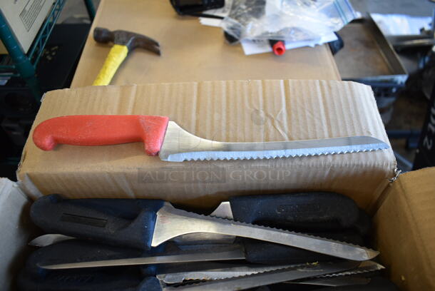 40 SHARPENED Stainless Steel Serrated Knives. 40 Times Your Bid! - Image 3 of 4