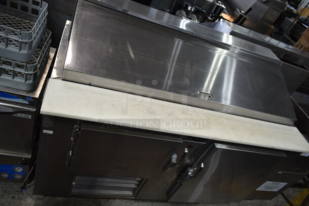 Universal Coolers SC60BM Stainless Steel Commercial Sandwich Salad Prep Table Bain Marie Mega Top. 115 Volts, 1 Phase. Cannot Test Due To Cut Power Cord - Image 2 of 8