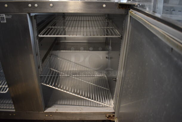 Traulsen Model UHT48-LR ENERGY STAR Stainless Steel Commercial 2 Door Undercounter Cooler on Commercial Casters. 115 Volts, 1 Phase. 48x30x33. Tested and Working! - Image 6 of 6