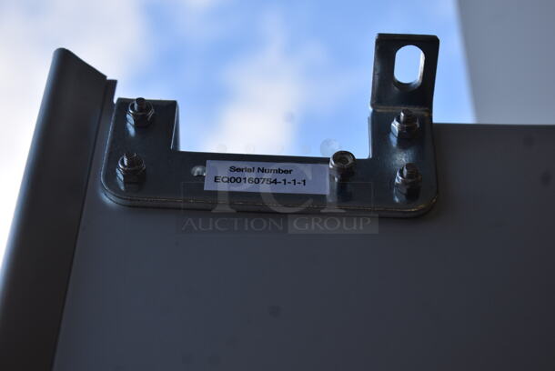BRAND NEW SCRATCH AND DENT! Metal Commercial Swinging Kitchen Door w/ Box of Hardware. - Image 3 of 6