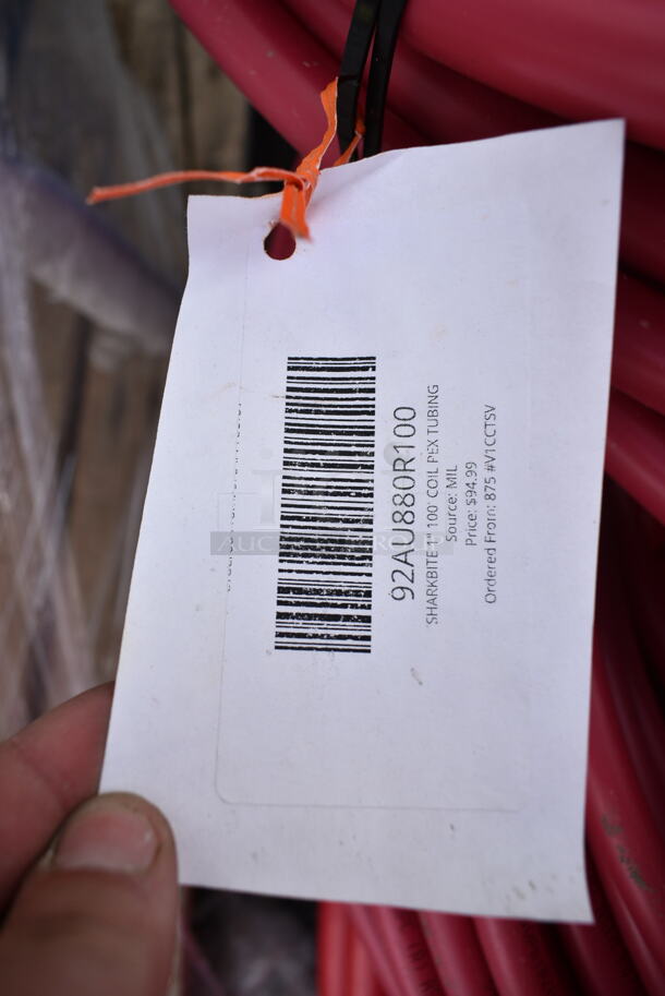 BRAND NEW SCRATCH AND DENT! Lot of 6 Sharkbite Coil Plex Water Hoses Including U880R100, 92AU860R100, 92AU870B300 - Image 5 of 7
