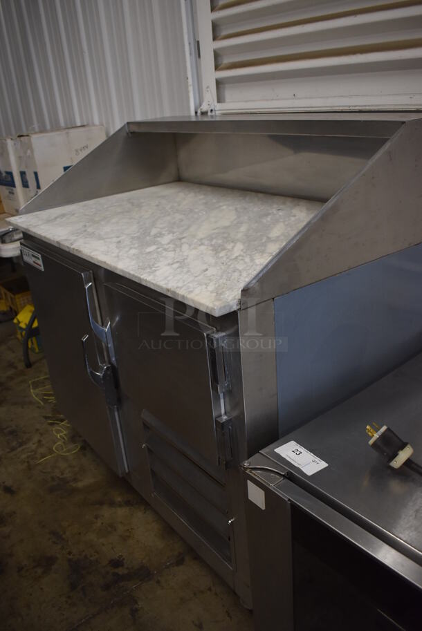Bari 121 Stainless Steel Commercial Dough Retarder w/ Stone Countertop on Commercial Casters. 115 Volts, 1 Phase. 50x32x48. Tested and Powers On But Temps at 57 Degrees - Image 5 of 11