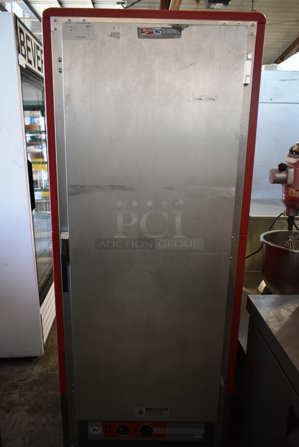 2020 Metro C539-HLFS-L Metal Commercial Single Door Heated Holding Cabinet on Commercial Casters. 120 Volts, 1 Phase. Tested and Working! - Image 3 of 7