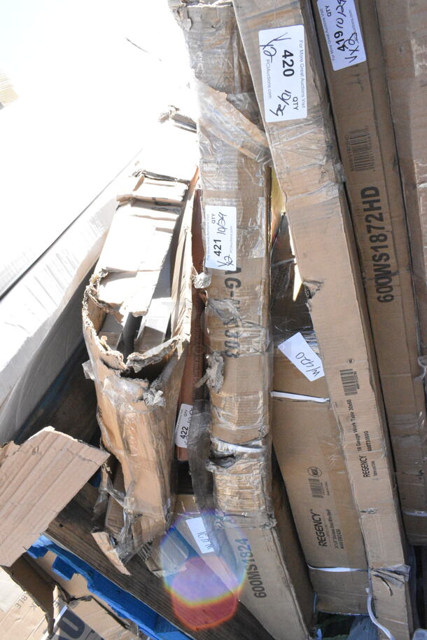 2 BRAND NEW SCRATCH AND DENT! Items Including AG-MT-303 Unit, 600MS1824 Regency 24" x 18" Stainless Steel Microwave Shelf. 2 Times Your Bid! May Be Missing Pieces. - Image 2 of 5