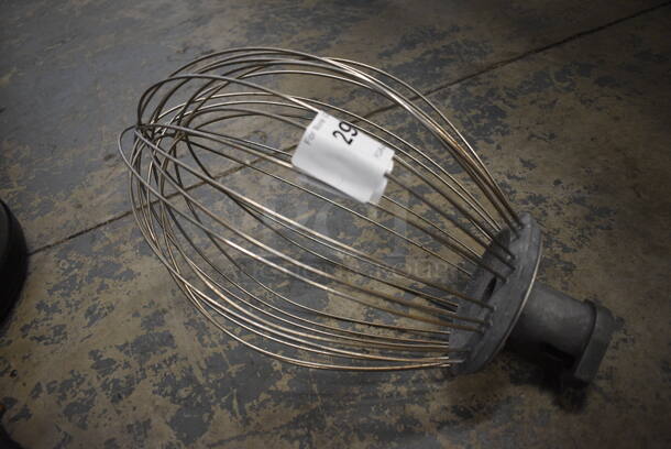 Metal Commercial Balloon Whisk Attachment for Hobart Mixer. 9x9x16.5 - Image 3 of 4