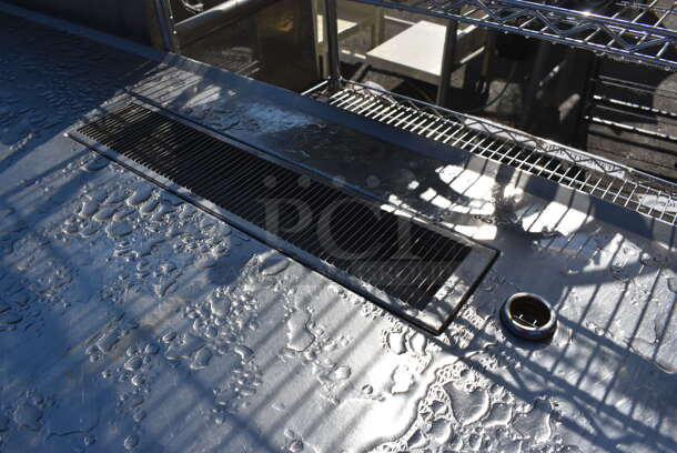 Stainless Steel Soda Station Table w/ Under Shelves. 102x33x35.5 - Image 5 of 5