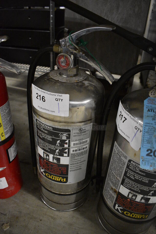 Ansul K Guard Wet Chemical Fire Extinguisher. 7.5x6.5x22 - Image 2 of 3
