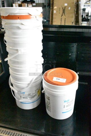 ALL ONE MONEY! Lot of Poly Buckets and Lids. 