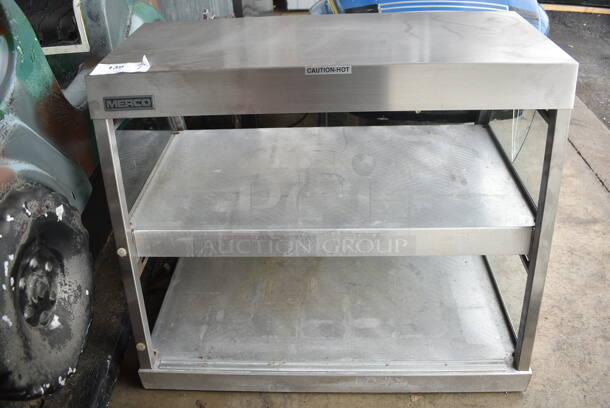 Merco 1220-2-3P Metal Commercial 2 Tier Warming Display Case Merchandiser. 120 Volts, 1 Phase. Tested and Working! - Image 1 of 5