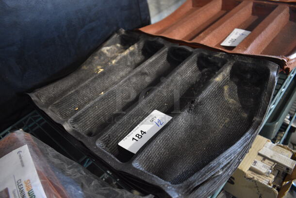 12 Black Silform 5 Loaf Baking Pan Liners. 18x13x1.5. 12 Times Your Bid! - Image 2 of 4
