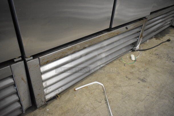 2017 True T-35 Stainless Steel Commercial 2 Door Reach In Cooler w/ Poly Coated Racks. 115 Volts, 1 Phase. Tested and Working! - Image 4 of 9