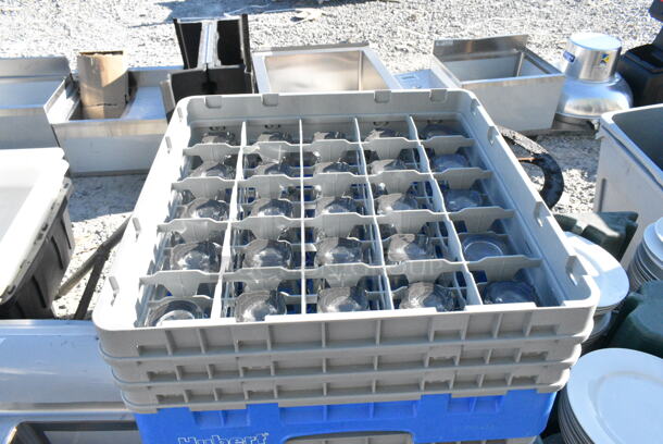 6 Poly Dish Caddy on Metal Dish Caddy Dolly. 6 Times Your Bid!  - Image 2 of 3