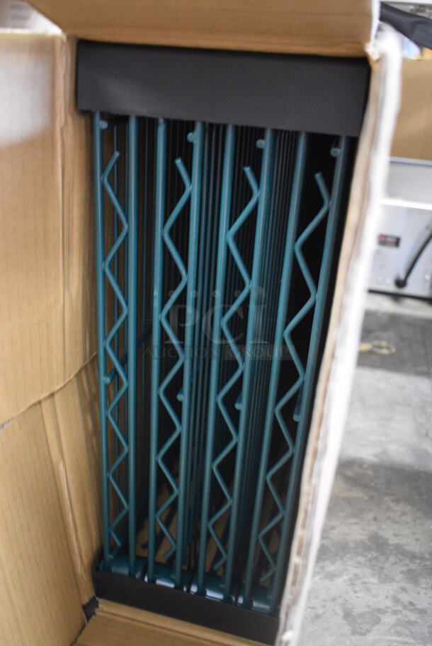 ALL ONE MONEY! Lot of 4 BRAND NEW IN BOX! Focus Green Finish Wire Shelves. 30x18x1.5 - Image 2 of 4