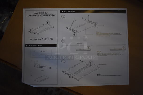 BRAND NEW IN BOX! Laboratory 29 Under Desk Keyboard Tray - Image 4 of 5