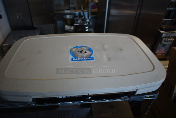 ALL ONE MONEY! Tier Lot of Koala Kare Wall Mount Diaper Changing Station and Black Cash Box. - Image 2 of 4