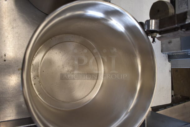 BRAND NEW! Lot of 4 Items; 2 Stainless Steel Cylindrical Drop In Bins, Metal Pan and Ceramic Pitcher. - Image 7 of 7