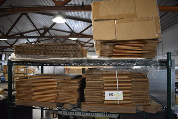 ALL ONE MONEY! Lot of 2 Tiers of Cardboard Boxes! - Image 1 of 3
