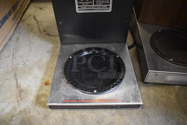 Bunn VP17-2 Stainless Steel Commercial Countertop 2 Burner Coffee Machine. 120 Volts, 1 Phase. 8x18.5x19 - Image 4 of 5
