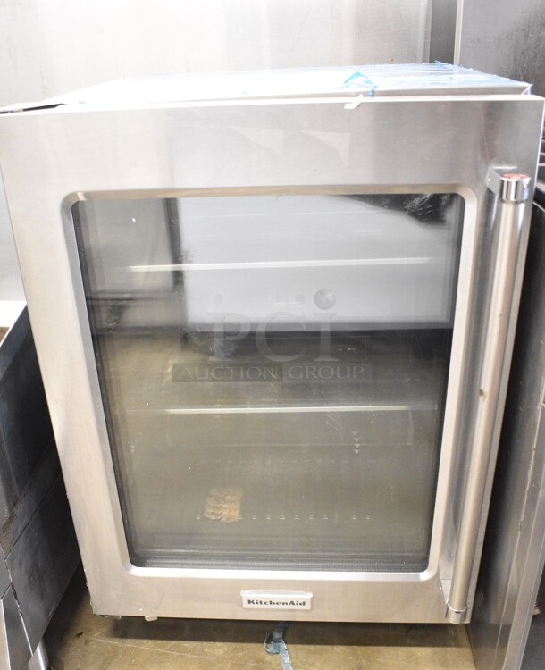 KitchenAid KURL304ESS00 Metal Mini Cooler Merchandiser. 115 Volts, 1 Phase. Tested and Working! - Image 1 of 4