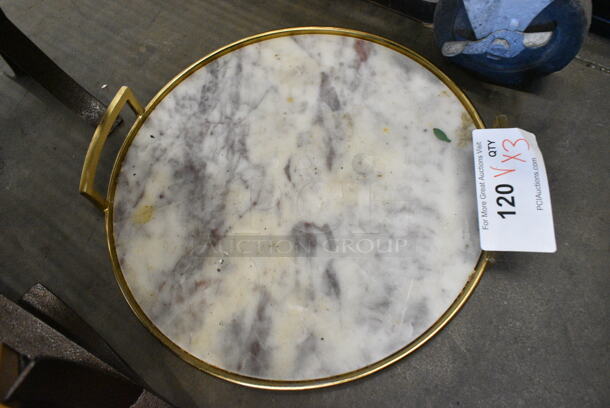 3 Various Items Including Round Tray and 2 Stands. 3 Times Your Bid! - Image 4 of 5