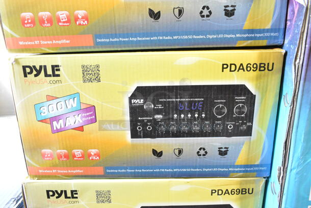 7 IN ORIGINAL BOX! Items Including Pyle PNX8BK Microphone, Masingo Karaoke Machine, 3 Pyle PDA69BU Digital Karaoke Amplifier. 7 Times Your Bid!  - Image 6 of 8