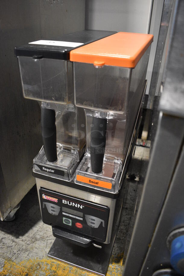 2017 Bunn Model MHG Stainless Steel Commercial Countertop Coffee Machine w/ 2 Hoppers. 120 Volts, 1 Phase. 9x17x29. Tested and Working! - Image 3 of 5