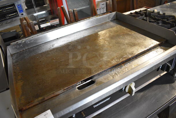 Toastmaster Stainless Steel Commercial Countertop Natural Gas Powered Flat Top Griddle. 36x28x13.5 - Image 4 of 6