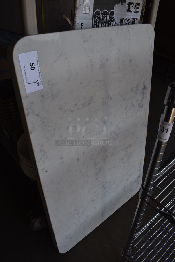 White Stone Tabletop. 36x24x1.5