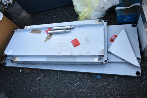 BRAND NEW SCRATCH AND DENT! Lot of 4 Under Shelves and 1 Regency 600WS1548HD Shelf.