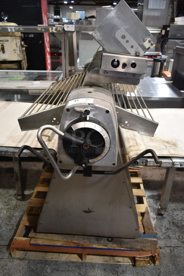Seewer Rondo SMK 64 Metal Commercial Floor Style Reversible Dough Sheeter. 240 Volts, 1 Phase.  - Image 5 of 8