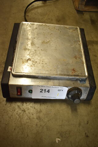 Waring WEB300 Metal Countertop Single Burner Range. 120 Volts, 1 Phase. 
