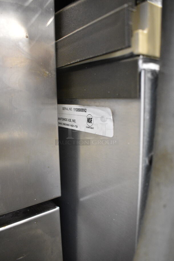 Manitowoc SD0502A Stainless Steel Commercial Ice Head on Commercial Ice Bin. 115 Volts, 1 Phase.  - Image 6 of 6